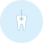 Icon for laser dentistry